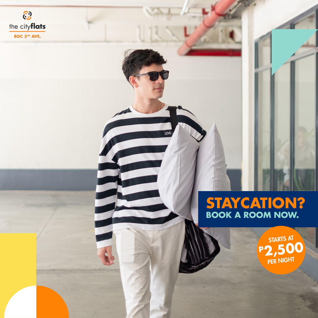 Staycation arrival